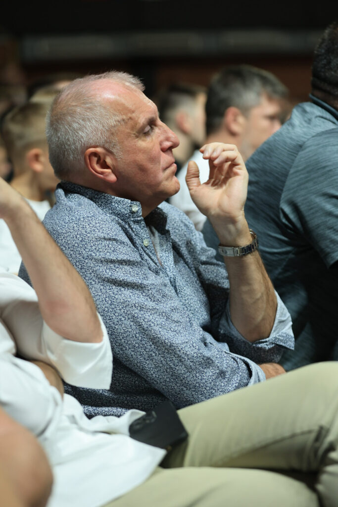 ZELIMIR OBRADOVIC ZELJKO trener kosarkasa Partizana na utakmici Prvenstva Srbije protiv Spartaka Subotica u hali Dudova suma, Subotica 24.06.2025. godine Foto: MN PRESS
Kosarka, Partizan, Prvenstvo Srbije, Spartak Subotica, Kosarkaska liga Srbije, KLS