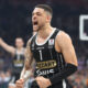 kosarkas Partizana na utakmici finala plejofa ABA lige protiv Buducnosti u hali Beogradska Arena, Beograd 10.06.2025. godine Foto: Ivica Veselinov / MN PRESS KOSARKA, BASKETBALL, ABA LIGA, ABA LEAGUE, KK PARTIZAN, KK BUDUCNOST PODGORICA