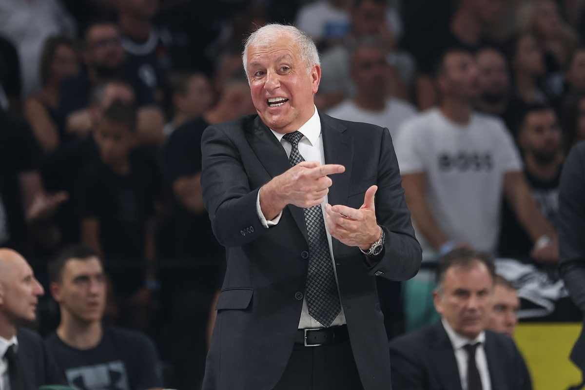kosarkas Partizana na utakmici finala plejofa ABA lige protiv Buducnosti u hali Beogradska Arena, Beograd 10.06.2025. godine Foto: Ivica Veselinov / MN PRESS KOSARKA, BASKETBALL, ABA LIGA, ABA LEAGUE, KK PARTIZAN, KK BUDUCNOST PODGORICA