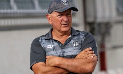 Auckland City FC head coach Paul Posa is photographed on the sidelines in Auckland, New Zealand, March 15, 2025. (Shane Wenzlick/Photosport via AP)