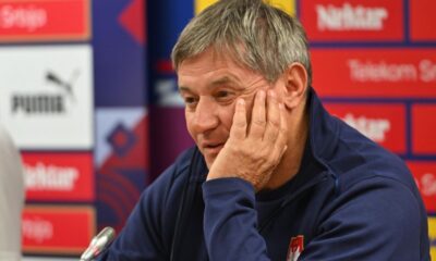 DRAGAN STOJKOVIC PIKSI selektor i trener fudbalera reprezentacije Srbije na pres konferenciji pred utakmicu kvalifikacija za FIFA Svetsko prvenstvo protiv Andore na stadionu Dubocica, Leskovac 09.06.2025. godine Foto: Marko Metlas Fudbal, Reprezentacija, Srbija, Andora, Kvalifikacije za Svetsko prvenstvo