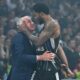 , kosarkas Partizana, na utakmici finala Jadranske ABA lige protiv Buducnosti Podgorica u hali Beogradska arena. Beograd, 12.06.2025. foto: Marko Metlas Kosarka, Partizan, Jadranska ABA liga, Buducnost Podgorica