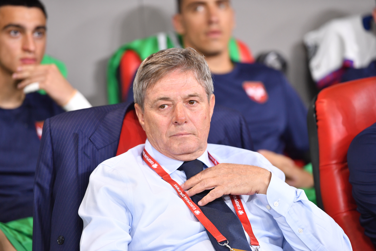 Selektor reprezentacije Srbije, na utakmici kvalifikacija za FIFA Svetsko prvenstvo protiv Albanije, na stadion Kombetare. Tirana, 07.06.2025. foto: Marko Metlas Fudbal, Reprezentacija, Srbija, Albanija, Kvalifikacije za Svetsko prvenstvo