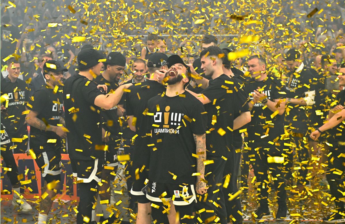 , kosarkas Partizana, na utakmici finala Jadranske ABA lige protiv Buducnosti Podgorica u hali Beogradska arena. Beograd, 12.06.2025. foto: Marko Metlas Kosarka, Partizan, Jadranska ABA liga, Buducnost Podgorica