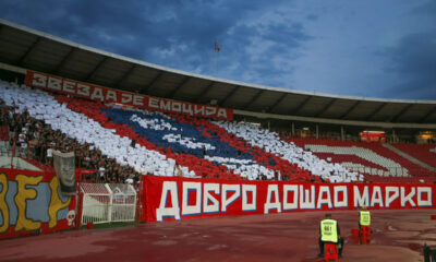 fudbaler Crvene zvezde na utakmici Superlige Prvenstva Srbije protiv OFK Beograda na stadionu Rajka Mitica, Beograd, 26.07.2025. godine Foto: MN PRESS Fudbal, Crvena zvezda, Superliga Prvenstvo Srbije, OFK Beograd