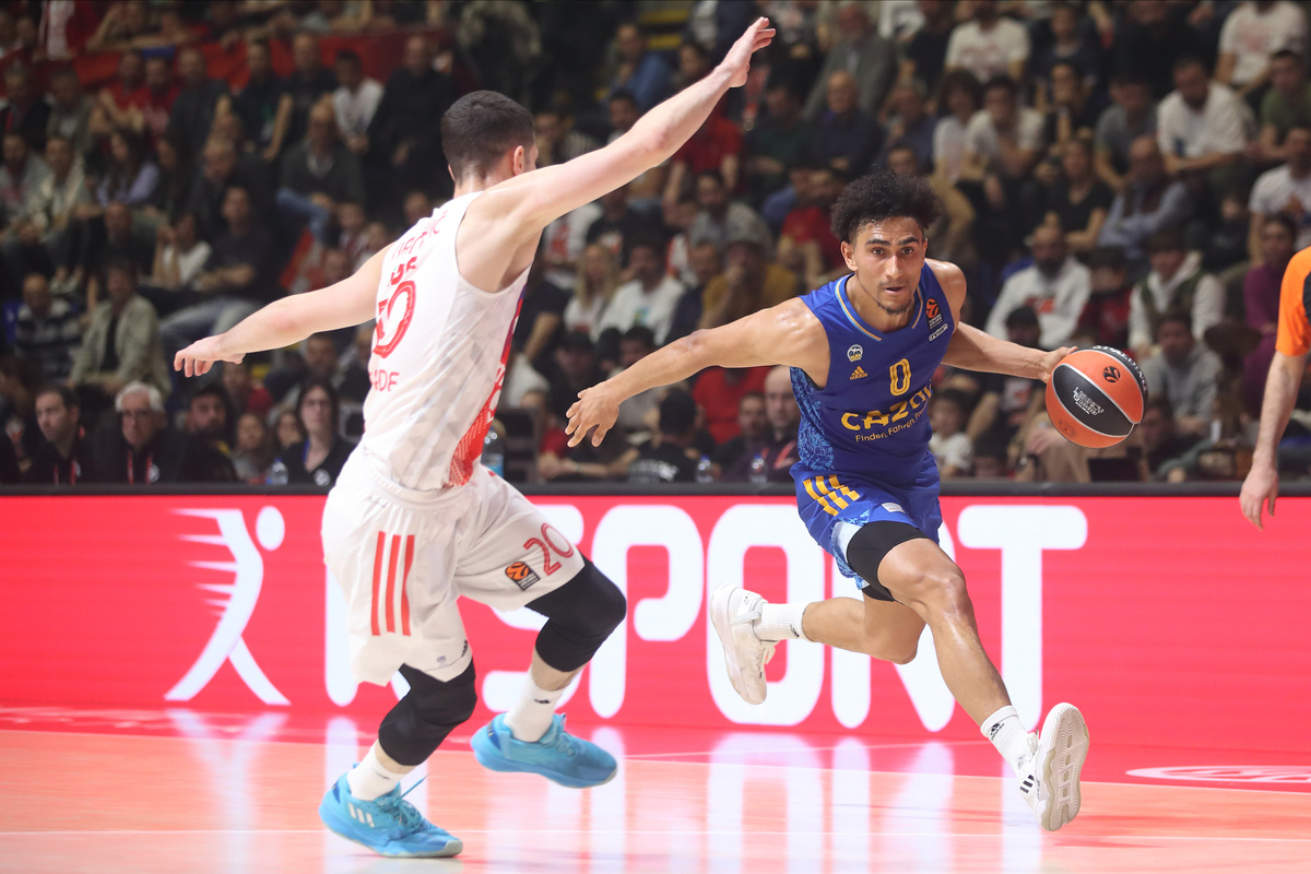 MAODO LO kosarkas Albe Berlin na utakmici Evrolige protiv Crvene zvezde u hali Aleksandar Nikolic Pionir, Beograd 24.02.2023. godine Foto: Marko Metlas Kosarka, Crvena zvezda, Evroliga, Alba Berlin