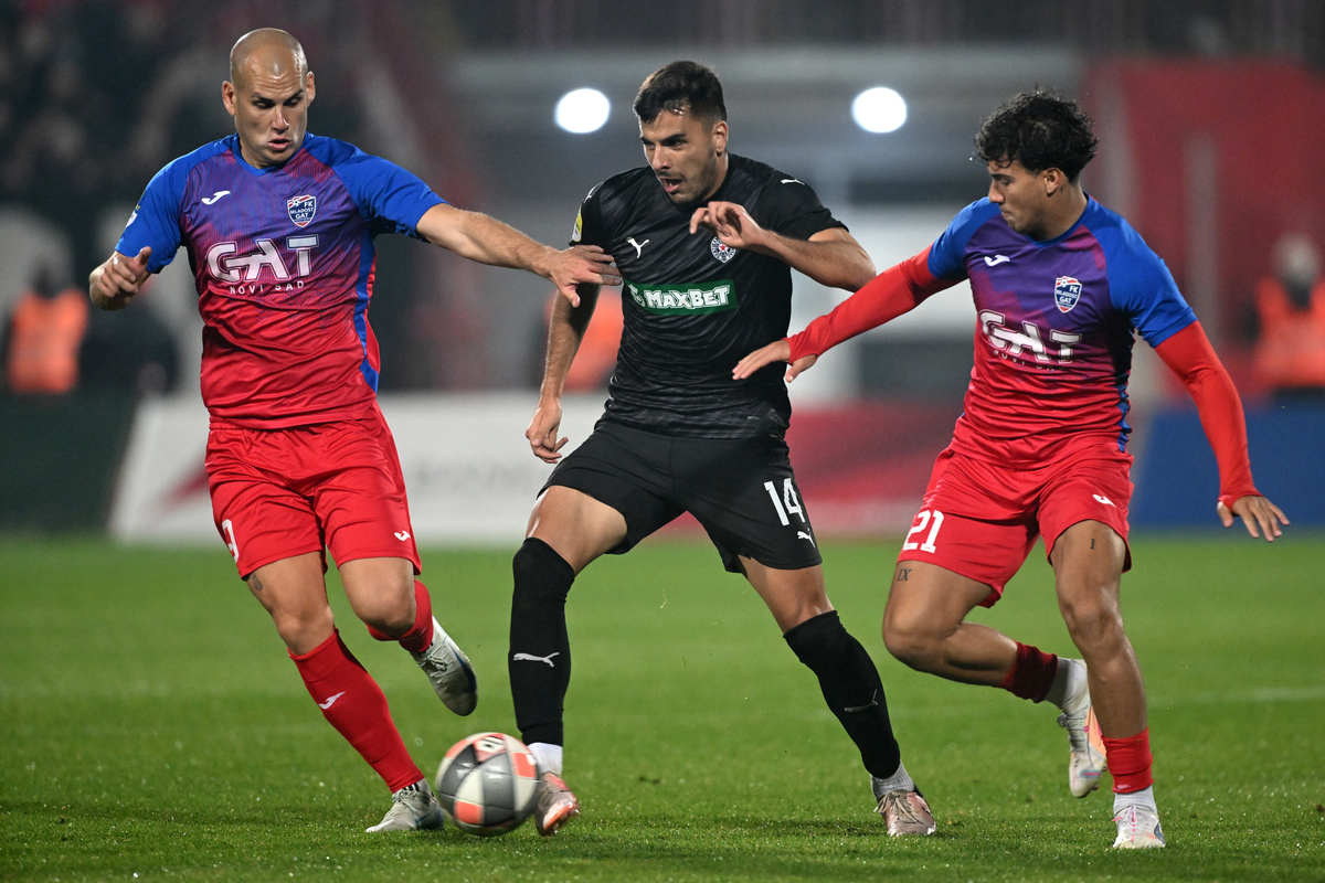 STEFAN KOVAC fudbaler Partizana na utakmici Kupa Srbije protiv Mladosti GAT na stadionu Karadjordje, Novi Sad 30.10.2024. godine Foto: Marko Metlas Fudbal, Mladost GAT, Kup Srbije, Partizan