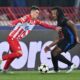 ANDRIJA MAKSIMOVIC fudbaler Crvene zvezde na utakmici UEFA Lige Sampiona protiv Barselone na stadionu Rajko Mitic, Beograd 06.11.2024. godine Foto: Marko Metlas Fudbal, Crvena zvezda, UEFA Liga Sampiona , Barselona