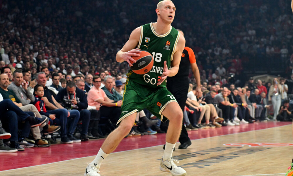 ALEN SMAILAGIC kosarkas Zalgirisa Kaunas na utakmici Evrolige protiv Crvene zvezde u hali Beogradska arena, Beograd 27.02.2025. godine Foto: Marko Metlas Kosarka, Crvena zvezda, Evroliga, Zalgiris Kaunas