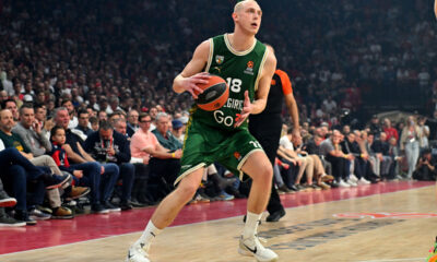 ALEN SMAILAGIC kosarkas Zalgirisa Kaunas na utakmici Evrolige protiv Crvene zvezde u hali Beogradska arena, Beograd 27.02.2025. godine Foto: Marko Metlas Kosarka, Crvena zvezda, Evroliga, Zalgiris Kaunas