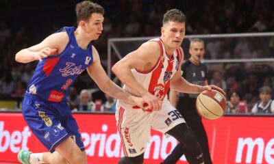 NEMANJA NEDOVIC kosarkas Crvene Zvezde na utakmici ABA lige protiv OGNJEN RADOSIC iz Igokee u hali Beogradska Arena, Beograd 10.05.2025. godine Foto: Ivica Veselinov / MN PRESS KOSARKA, BASKETBALL, ABA LIGA, ABA LEAGUE, CRVENA ZVEZDA, IGOKEA, JADRANSKA LIGA, ADRIATIC LEAGUE