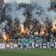 RADOST fudbalera Novog Pazara na utakmici Superlige Prvenstva Srbije protiv Crvene zvezde na Gradskom stadionu , Novi Pazar, 17.05.2025. godine Foto: Mladjan Ivanovic Fudbal, Crvena zvezda, Superliga Prvenstvo Srbije, Novi Pazar