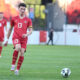 STEFAN DZODIC, mladi fudbaler Srbije U21, na prijateljskoj utakmici protiv Bugarske, na stadionu Dubocice. Leskovac, 31.05.2025. foto: Nebojsa Parausic Fudbal, U21 Srbija, Bugarska