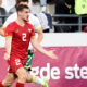 OGNJEN MIMOVIC, mladi fudbaler Srbije U21, na prijateljskoj utakmici protiv Bugarske, na stadionu Dubocice. Leskovac, 31.05.2025. foto: Nebojsa Parausic Fudbal, U21 Srbija, Bugarska