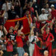 NAVIJACI fudbalera reprezentacije Albanije na utakmici kvalifikacija za FIFA Svetsko prvenstvo protiv Srbije stadion Kombetare, Tirana 07.06.2025. godine Foto: Marko Metlas Fudbal, Reprezentacija, Srbija, Albanija, Kvalifikacije za Svetsko prvenstvo