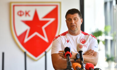 VLADAN MILOJEVIC trener fudbalera Crvene zvezde okupljanje na stadionu Rajka Mitica, Beograd, 16.06.2025. godine Foto: Marko Metlas Fudbal, Crvena zvezda, Okupljanje
