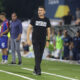 SRDJAN BLAGOJEVIC trener fudbalera Partizana na utakmici Mocart Superlige Srbije protiv Zeleznicara na stadionu SC Mladost, Pancevo 20.07.2025. godine Foto: Ivica Veselinov / MN PRESS FUDBAL, FOOTBALL, MOZZART SUPERLIGA, PRVENSTVO SRBIJE, NATIONAL CHAMPIONSHIP, PARTIZAN, FK ZELEZNICAR PANCEVO