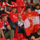 DELIJE navijaci fudbalera Crvene zvezde na utakmici kvalifikacija za UEFA Ligu Sampiona protiv Linkoln Red Imps Gibraltar na stadionu Rajka Mitica, Beograd 29.07.2025. godine Foto: Marko Metlas Fudbal, Crvena zvezda, UEFA Liga Sampiona , Linkoln Red Imps Gibraltar, Kvalifikacije