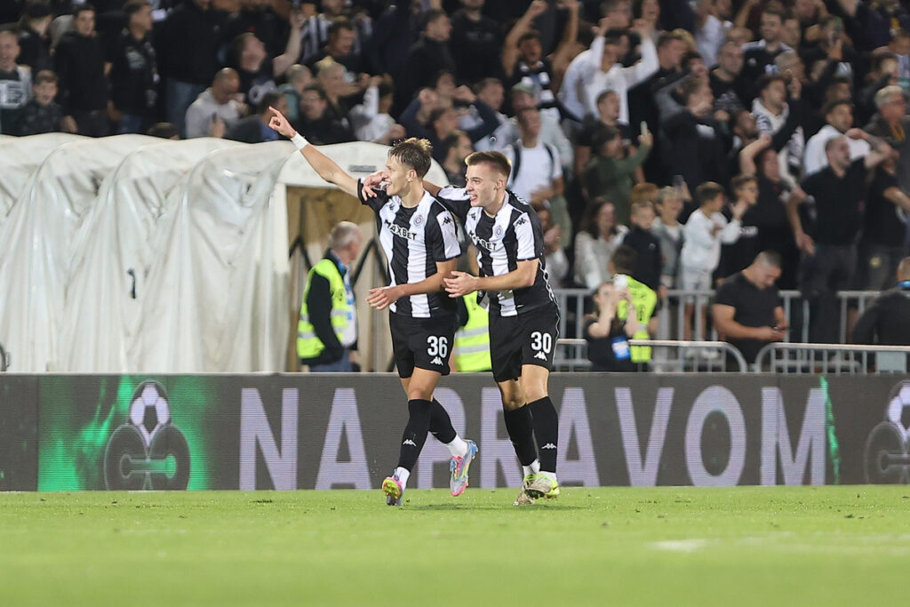 fudbaler Partizana na utakmici kvallifikacija za UEFA Ligu Evrope protiv AEK-a na stadionu Partizana, Beograd 17.07.2025. godine Foto: Ivica Veselinov / MN PRESS FUDBAL, FOOTBALL, UEFA EUROPA LEAGUE, LIGA EVROPE, PARTIZAN, AEK LARNAKA, AEK LARNACA