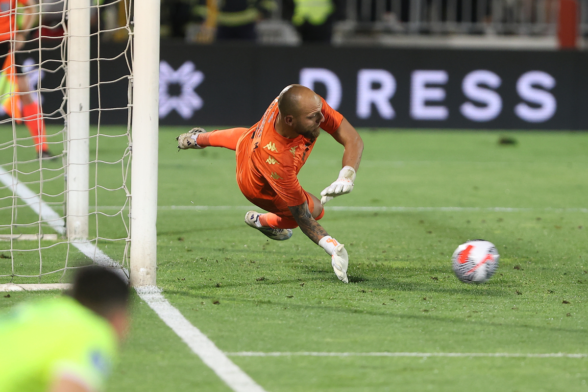 fudbaler Partizana na utakmici kvallifikacija za UEFA Ligu Evrope protiv AEK-a na stadionu Partizana, Beograd 17.07.2025. godine Foto: Ivica Veselinov / MN PRESS FUDBAL, FOOTBALL, UEFA EUROPA LEAGUE, LIGA EVROPE, PARTIZAN, AEK LARNAKA, AEK LARNACA