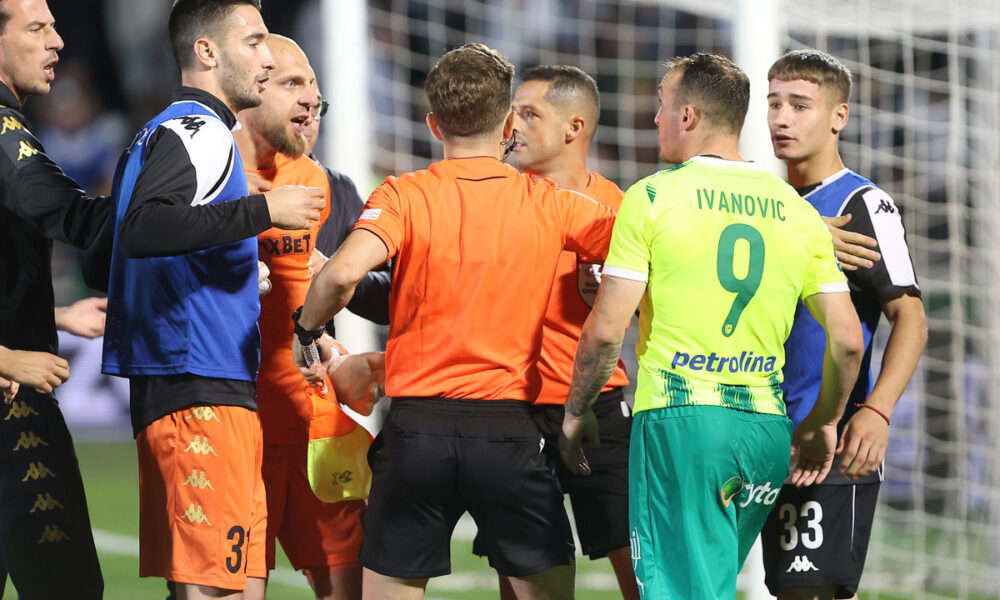 fudbaler Partizana na utakmici kvallifikacija za UEFA Ligu Evrope protiv AEK-a na stadionu Partizana, Beograd 17.07.2025. godine Foto: Ivica Veselinov / MN PRESS FUDBAL, FOOTBALL, UEFA EUROPA LEAGUE, LIGA EVROPE, PARTIZAN, AEK LARNAKA, AEK LARNACA
