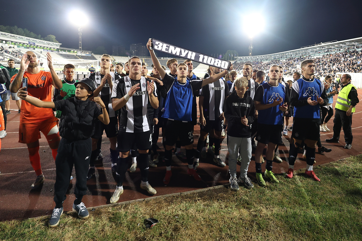 fudbaler Partizana na utakmici kvallifikacija za UEFA Ligu Evrope protiv AEK-a na stadionu Partizana, Beograd 17.07.2025. godine Foto: Ivica Veselinov / MN PRESS FUDBAL, FOOTBALL, UEFA EUROPA LEAGUE, LIGA EVROPE, PARTIZAN, AEK LARNAKA, AEK LARNACA