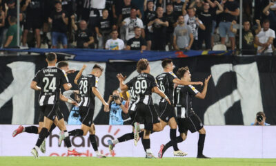 fudbaler Partizana na utakmici kvallifikacija za UEFA Ligu Konferencije protiv Oleksandrije na stadionu Partizana, Beograd 31.07.2025. godine Foto: Ivica Veselinov / MN PRESS FUDBAL, FOOTBALL, UEFA CONFERENCE LEAGUE, LIGA KONFERNECIJE, PARTIZAN, FC OLEKSANDRIYA, FK OLEKSANDRIJA