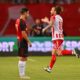 fudbaler Crvene zvezde na utakmici kvalifikacija za UEFA Ligu Sampiona protiv Linkoln Red Imps Gibraltar na stadionu Rajka Mitica, Beograd 29.07.2025. godine Foto: Marko Metlas Fudbal, Crvena zvezda, UEFA Liga Sampiona , Linkoln Red Imps Gibraltar, Kvalifikacije
