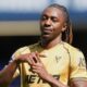 Eberechi Eze reacts after scoring during the Premier League soccer match between Chelsea and Crystal Palace in London, Sunday, Aug. 17, 2025. (AP Photo/Dave Shopland)