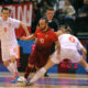 RICARDINHO Rikardinho, fudbaler Portugalije, na utakmici baraza za svetsko prvenstvo protiv Srbije, i MILOS SIMIC (11) i DARKO RISTIC (6), u Beogradskoj Kombank areni. Beograd, 22.03.2016. foto: Nebojsa Parausic Futsal, Srbija, Portugalija