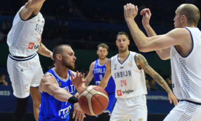 STEFANO TONUT, kosarkas Italije, na utakmici FIBA Svetskog prvenstva protiv Srbije, u Araneta Coliseum. Manila, 01.09.2023. photo: Nebojsa Parausic / MN press photo Kosarka, FIBA, World Cup, Srbija, Italija