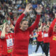 RADOST, DRAGANA CVIJIC rukometasica Srbije na utakmici EHF kvalifikacija za Svetsko Prvenstvo protiv Slovenije u SC Bobana Momcilovic Velickovic, Bor 13.04.2025. godine Foto: Ivica Veselinov / MN PRESS RUKOMET, HANDBALL, SRBIJA, SLOVENIJA, SLOVENIA, EHF