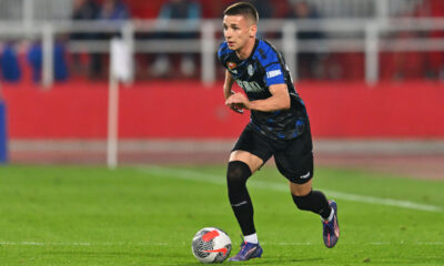 VIKTOR RADOJEVIC fudbaler TSC Backa Topola na utakmici polufinala Kupa Srbije protiv Vojvodine Novi Sad na stadionu Karadjordje, Novi Sad 07.05.2025. godine Foto: Marko Metlas Fudbal, TSC Backa Topola, Kup Srbije, Vojvodina Novi Sad