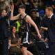 DJORDJE SEKULARAC kosarkas Partizana na utakmici Prvenstva Srbije protiv FMP Zeleznika u hali Aleksandar Nikolic Pionir, Beograd 15.06.2025. godine Foto: Marko Metlas Kosarka, Partizan, Prvenstvo Srbije, FMP Zeleznik, Kosarkaska liga Srbije, KLS
