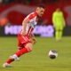 TIMI MAX ELSNIK Timi Maks Elsnik fudbaler Crvene zvezde na utakmici kvalifikacija za UEFA Ligu Sampiona protiv Linkoln Red Imps Gibraltar na stadionu Rajka Mitica, Beograd 29.07.2025. godine Foto: Marko Metlas Fudbal, Crvena zvezda, UEFA Liga Sampiona , Linkoln Red Imps Gibraltar, Kvalifikacije