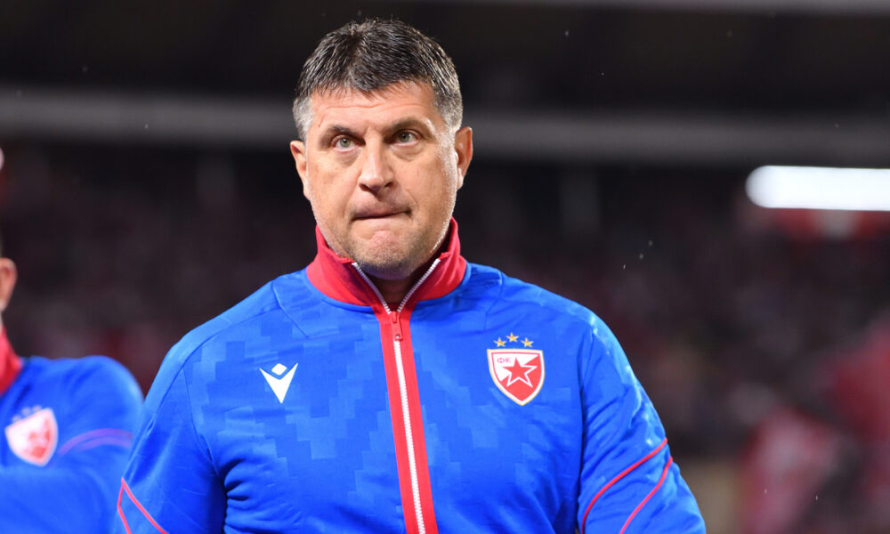 VLADAN MILOJEVIC trener fudbalera Crvene zvezde na utakmici kvalifikacija za UEFA Ligu Sampiona protiv Linkoln Red Imps Gibraltar na stadionu Rajka Mitica, Beograd 29.07.2025. godine Foto: Marko Metlas Fudbal, Crvena zvezda, UEFA Liga Sampiona , Linkoln Red Imps Gibraltar, Kvalifikacije