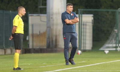 RADOVAN CURCIC trener fudbalera Javora na utakmici Mocart Superlige Srbije protiv OFK Beograda u Sportskom Centru FSS, Stara Pazova 02.08.2025. godine Foto: Ivica Veselinov / MN PRESS FUDBAL, FOOTBALL, MOZZART SUPERLIGA, PRVENSTVO SRBIJE, NATIONAL CHAMPIONSHIP, OFK BEOGRAD, JAVOR IVANJICA