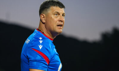 VLADAN MILOJEVIC trener fudbalera Crvene zvezde na utakmici Superlige Prvenstva Srbije protiv Mladosti Lucani na stadionu Mladosti, Lucani, 15.08.2025. godine Foto: MN PRESS Fudbal, Crvena zvezda, Superliga Prvenstvo Srbije, Mladost Lucani