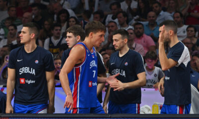 BOGDAN BOGDANOVIC kosarkas reprezentacije Srbije na prijateljskoj utakmici protiv Slovenije u hali Beogradska arena, Beograd 21.08.2025. godine Foto: Marko Metlas Kosarka, Srbija, Slovenija, Prijateljska utakmica