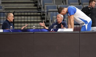kosarkas reprezentacije Srbije na trreningu u hali Beogradska Arena, Beograd 20.08.2025. godine Foto: Ivica Veselinov / MN PRESS KOSARKA, BASKETBALL, SRBIJA, TRENING