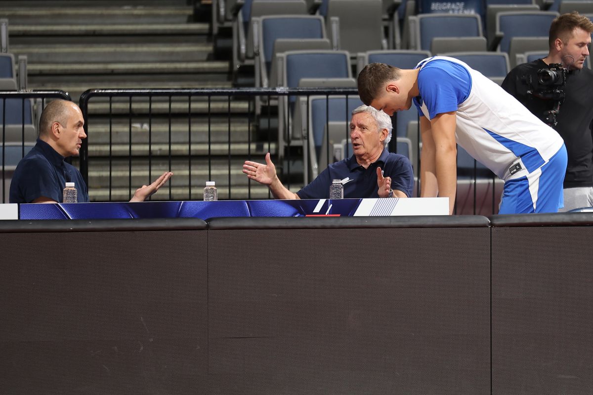 kosarkas reprezentacije Srbije na trreningu u hali Beogradska Arena, Beograd 20.08.2025. godine Foto: Ivica Veselinov / MN PRESS KOSARKA, BASKETBALL, SRBIJA, TRENING