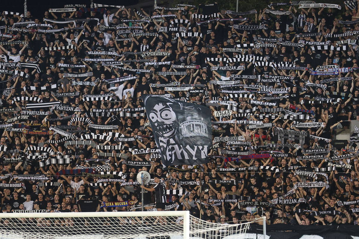 fudbaler Partizana na utakmici kvallifikacija za UEFA Ligu Konferencije protiv Oleksandrije na stadionu Partizana, Beograd 31.07.2025. godine Foto: Ivica Veselinov / MN PRESS FUDBAL, FOOTBALL, UEFA CONFERENCE LEAGUE, LIGA KONFERNECIJE, PARTIZAN, FC OLEKSANDRIYA, FK OLEKSANDRIJA