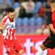 Beograd, 29.07.2025. - Fudbaleri Crvene zvezde i Linkolna u akciji tokom revans utakmice dvomeca drugog kola kvalifikacija za Ligu sampiona, veceras na stadionu "Rajko Mitic" u Beogradu. (BETAPHOTO/Marko Metlas)