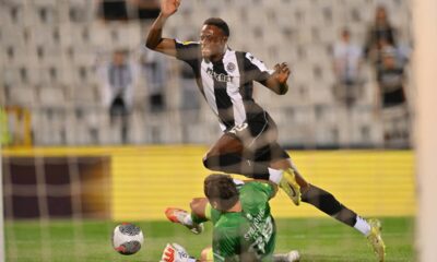 fudbaler Partizana na utakmici Superlige Prvenstva Srbije protiv Radnickog Kragujevac na stadionu Partizana, Beograd 03.08.2025. godine Foto: Marko Metlas Fudbal, Partizan, Superliga Prvenstvo Srbije, Radnicki Kragujevac