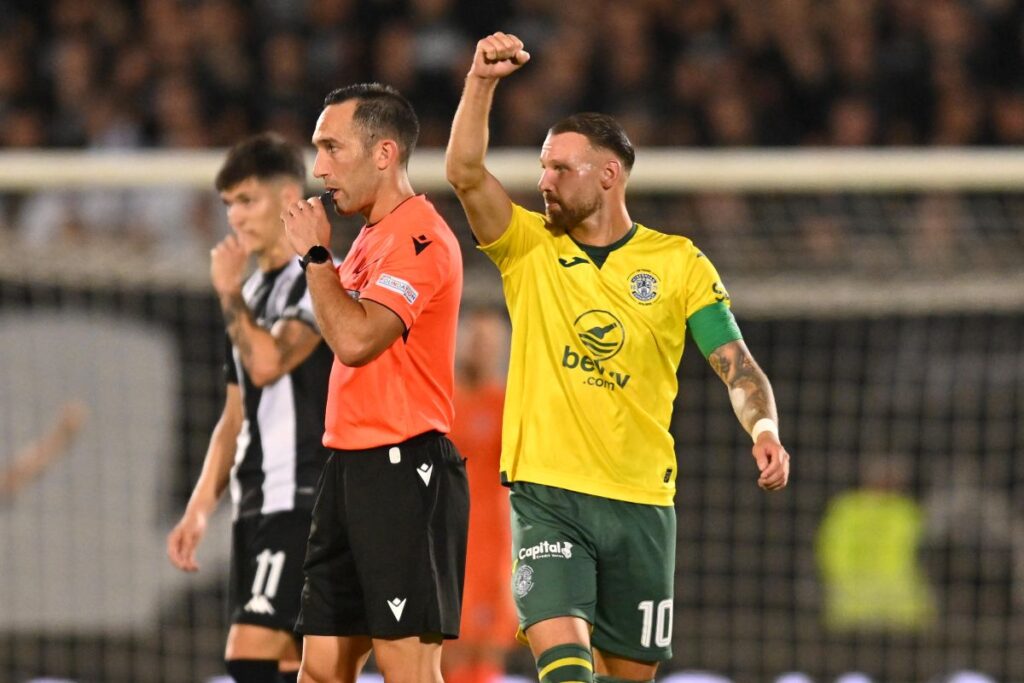 fudbaler Partizana na utakmici kvalifikacija za UEFA Ligu Konferencija protiv Hibernijana na stadionu Partizana, Beograd 07.08.2025. godine Foto: Marko Metlas Fudbal, Partizan, Kvalifikacije, UEFA Liga Konferencija, Hibernijan