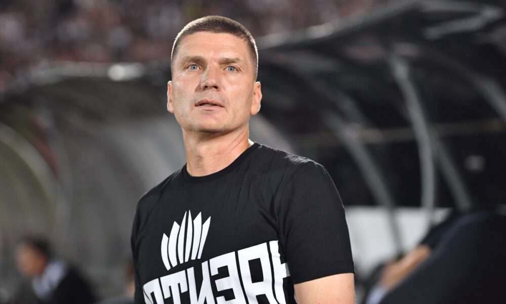 fudbaler Partizana na utakmici kvalifikacija za UEFA Ligu Konferencija protiv Hibernijana na stadionu Partizana, Beograd 07.08.2025. godine Foto: Marko Metlas Fudbal, Partizan, Kvalifikacije, UEFA Liga Konferencija, Hibernijan