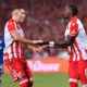 fudbaler Crvene zvezde na utakmici kvalifikacija za UEFA Ligu Sampiona protiv Leha Poznanj na stadionu Rajko Mitic, Beograd 12.08.2025. godine Foto: Marko Metlas Fudbal, Crvena zvezda, UEFA Liga Sampiona , Leh Poznanj, Kvalifikacije
