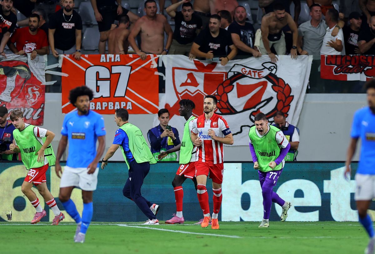 PAFOS vs CRVENA ZVEZDA Limasol, 26.08.2025. foto: MN Press / ss Fudbal, UEFA Liga Sampiona, Pafos, Crvena zvezda